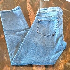 Pilcro Women's Straight Leg Blue Jeans